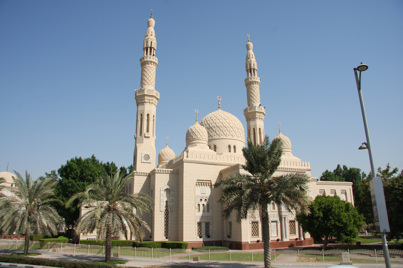 Die Jumeira-Moschee - Die einzige Moschee, die von Nicht-Islam-AnhÃ¤ngern besucht werden kann.
