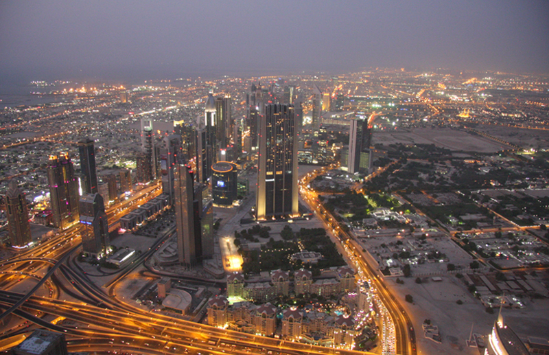 Downtown Dubai by Night
