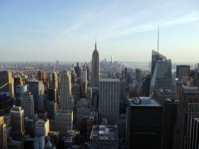 Blick vom Rockefeller Center Ã¼ber Manhattan
