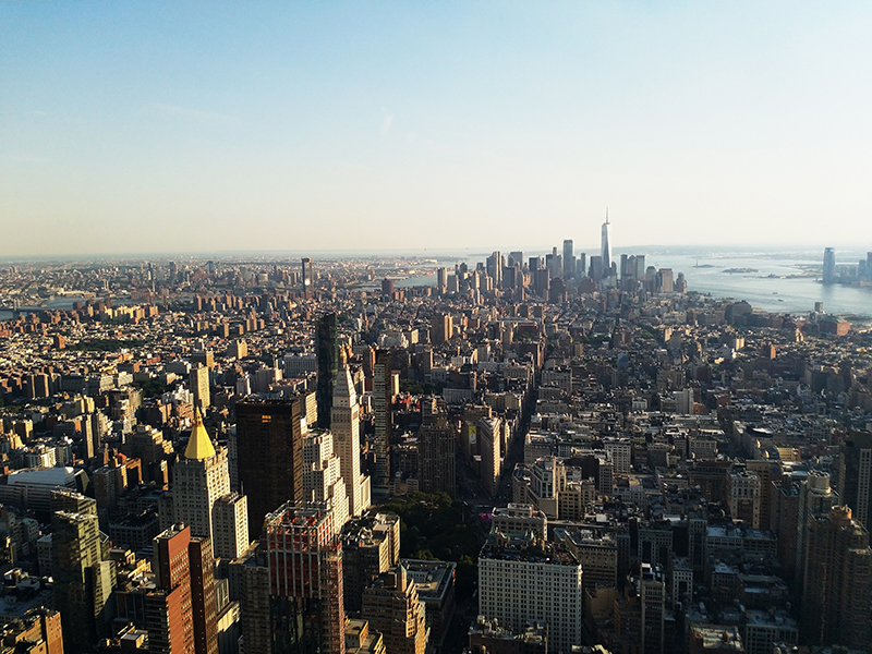 Blick vom Empire State Building Ã¼ber Manhattan
