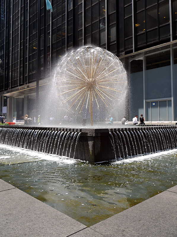 Brunnen nahe Rockefeller Center

