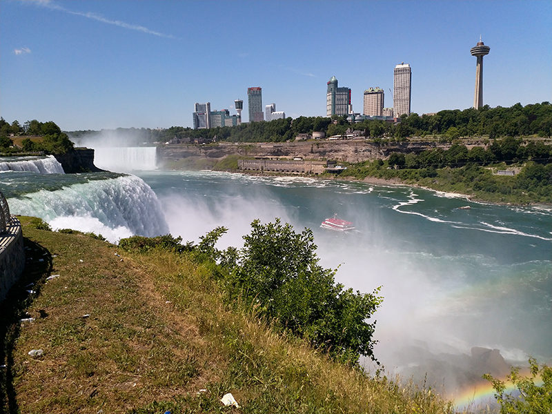 Niagara FÃ¤lle - Blick auf die Kanadische Seite
