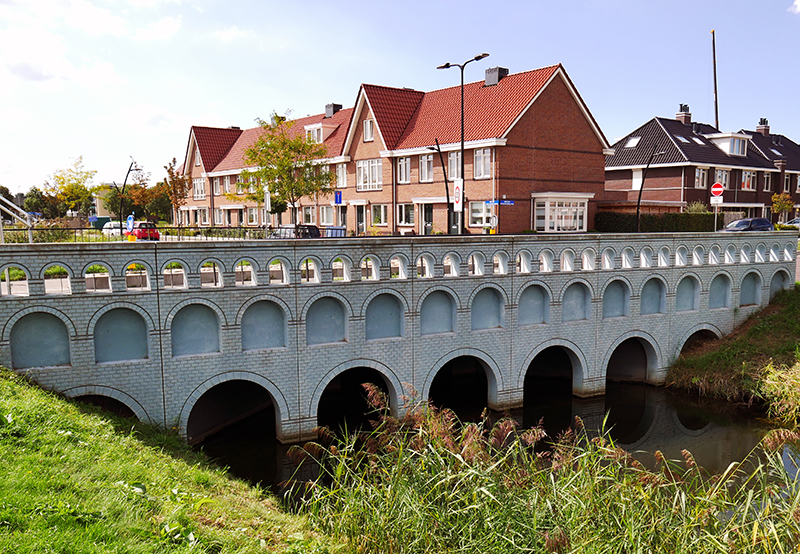 Fiktive BrÃ¼cke des 5.-â‚¬ Scheins in Spijkenisse
