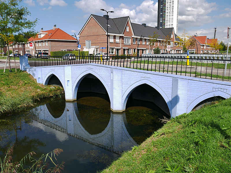 Fiktive BrÃ¼cke des 20.-â‚¬ Scheins in Spijkenisse
