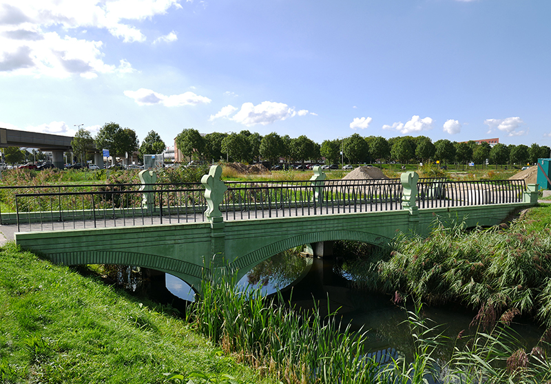 Fiktive BrÃ¼cke des 100.-â‚¬ Scheins in Spijkenisse
