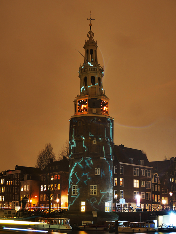 THE CRACKS by Karolina Howorko - Montelbaanstoren Tower
