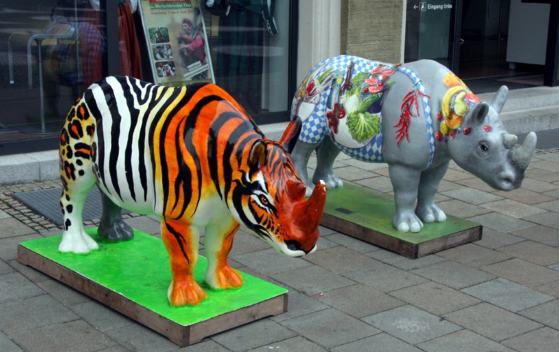 "komische" Tiere in Augsburg
