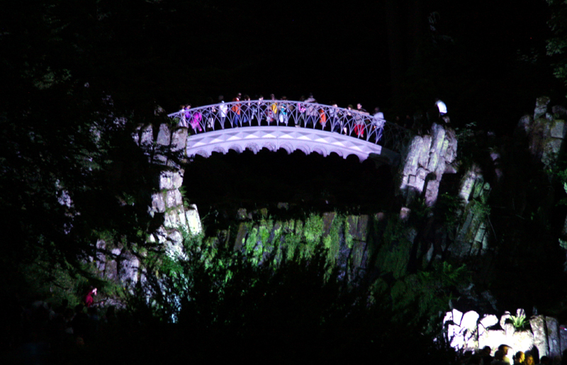 Die TeufelsbrÃ¼cke bei Nacht
