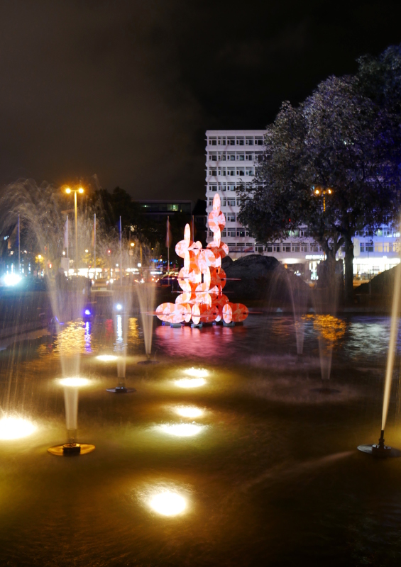 Auf der "Insel" am Ernst-Reuter-Platz
