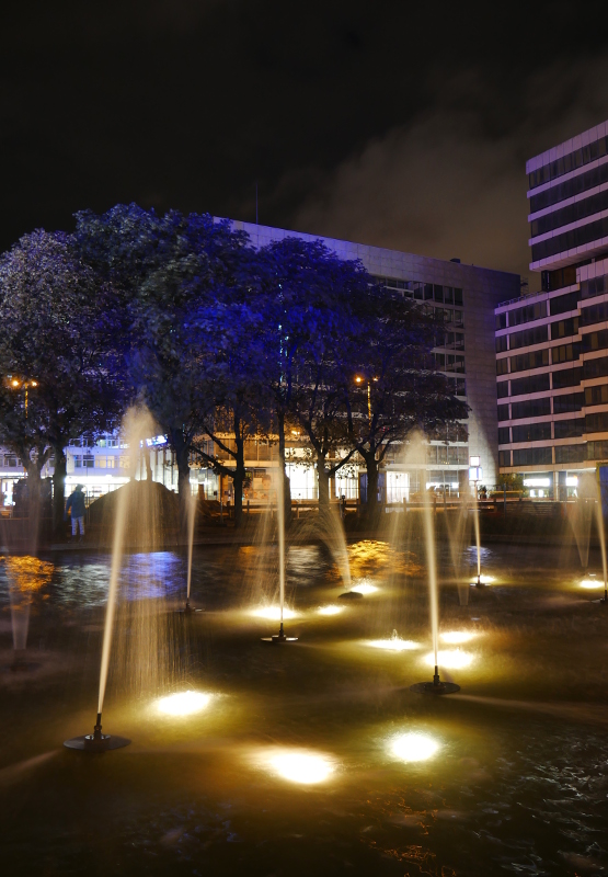 Auf der "Insel" am Ernst-Reuter-Platz
