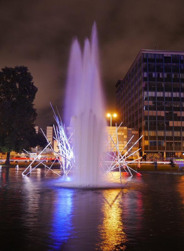 Auf der "Insel" am Ernst-Reuter-Platz
