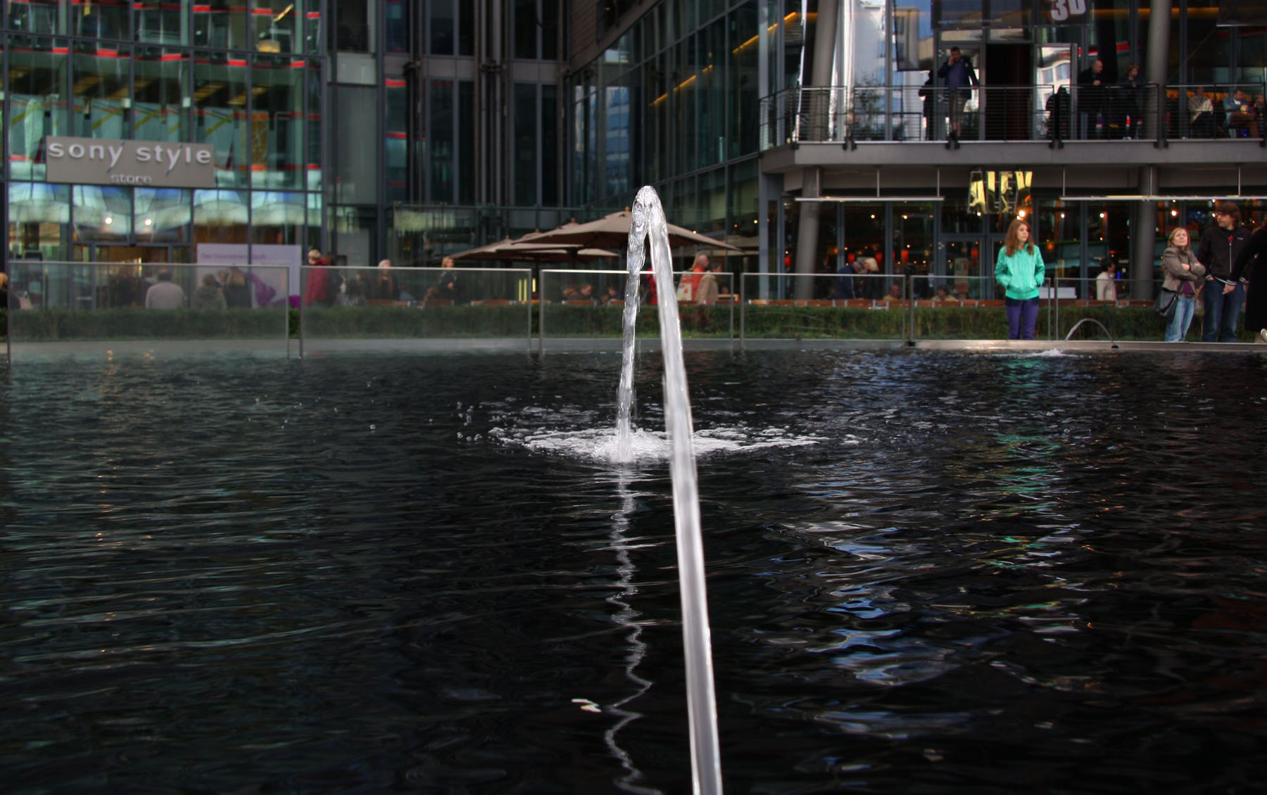 Brunnen im Sony Center
