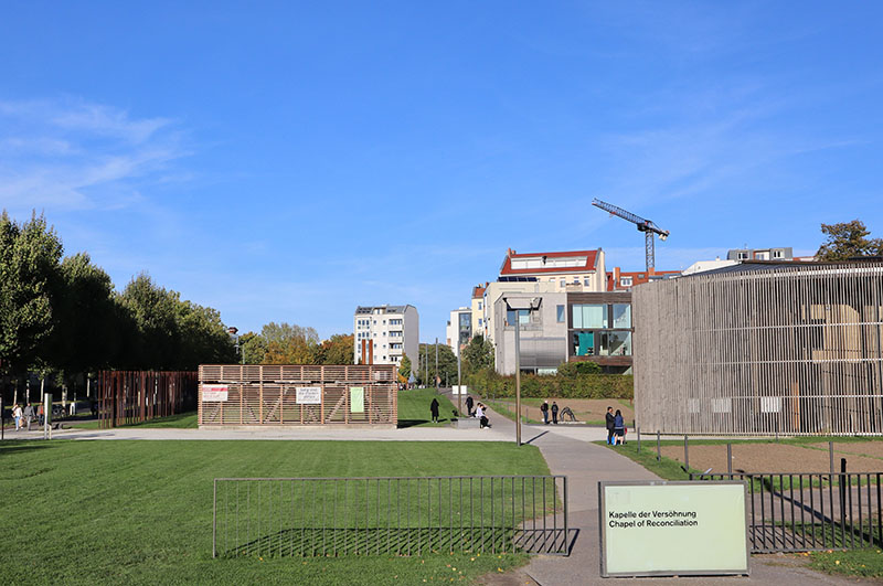 Hier stand die Versöhnungskirche an der Bernauer Straße
