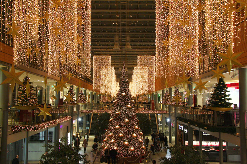 Im Einkaufscenter "Arkaden" am Potsdamer Platz
