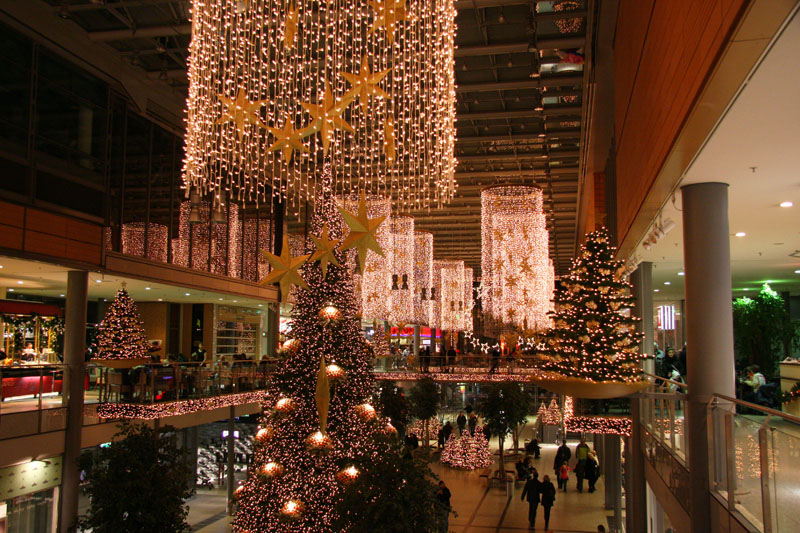 Im Einkaufscenter "Arkaden" am Potsdamer Platz
