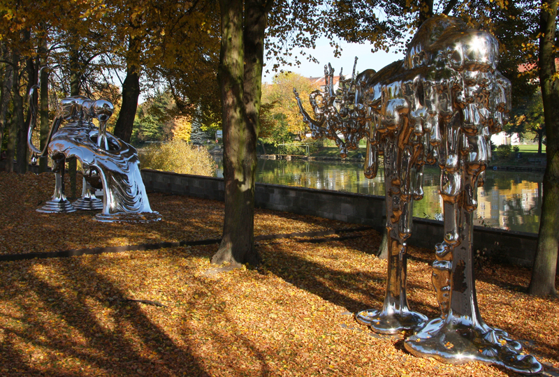 Chen Wenling - "Chinesische Landschaft", Auedamm (Prinzessgarten)
