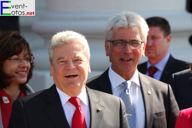 Joachim Gauck mit Bertam Hilgen
