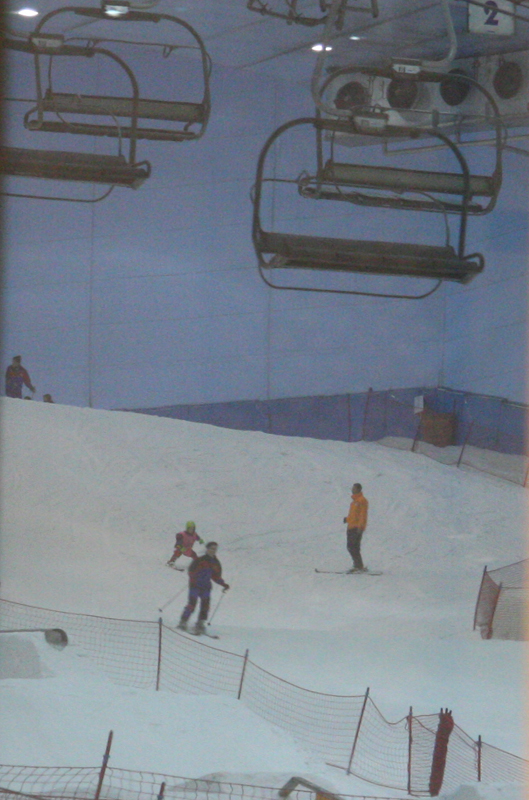 Kleiner Einblick auf die Echtschnee Piste
