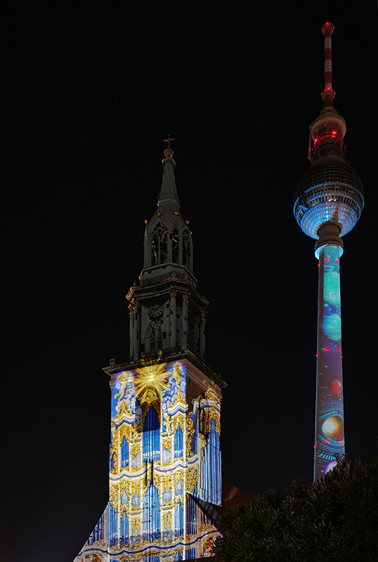 Marienkirche mit Fersehturm Alex
