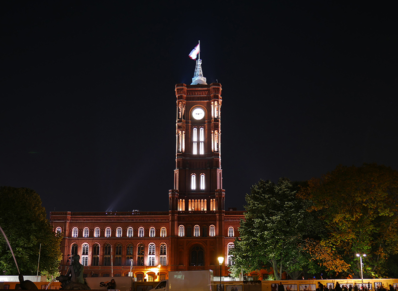 Das rote Rathaus - Sitz des regierenden BÃ¼rgermeisters
