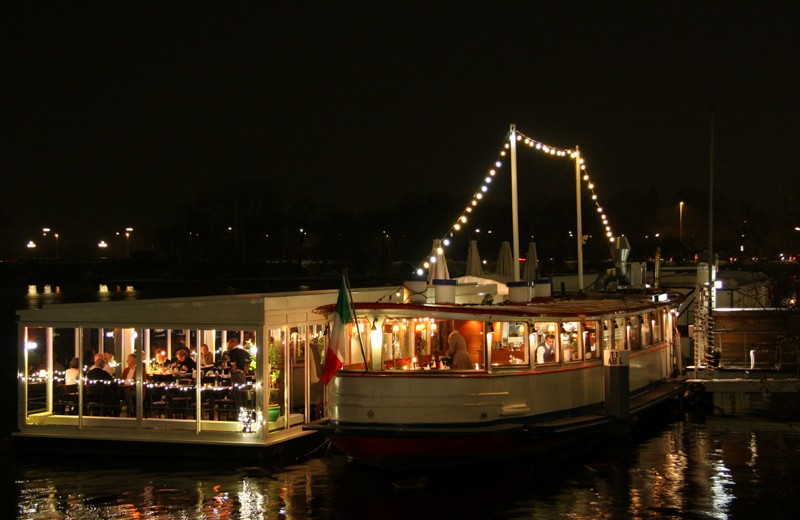 Boots-Restaurant auf der Binnenalster
