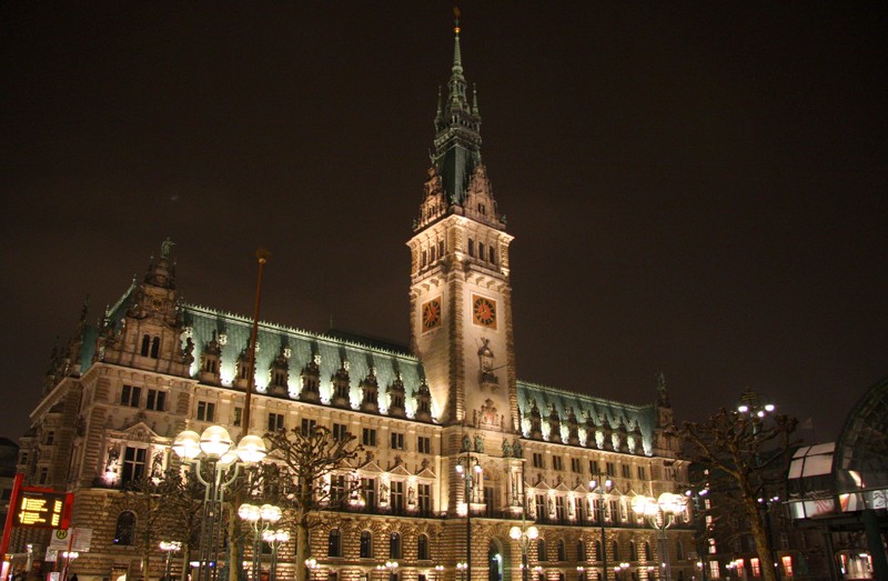 Das Hamburger Rathaus
