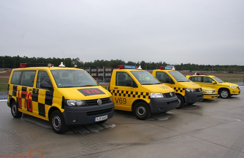 Ein Teil des Fuhrparks vom Flughafen
