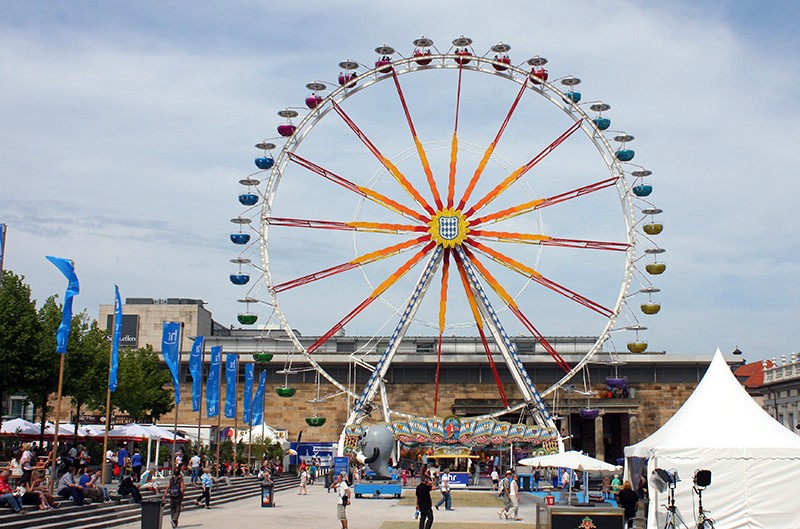 Riesenrad am Friedrichsplatz
