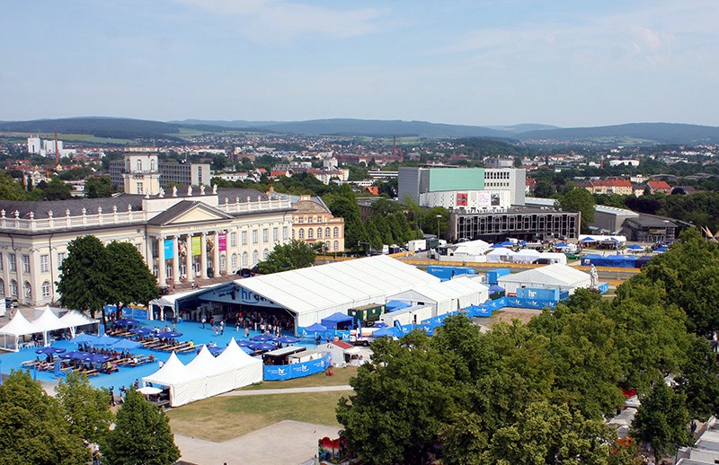 HR-Treff vor dem Frideicianum
