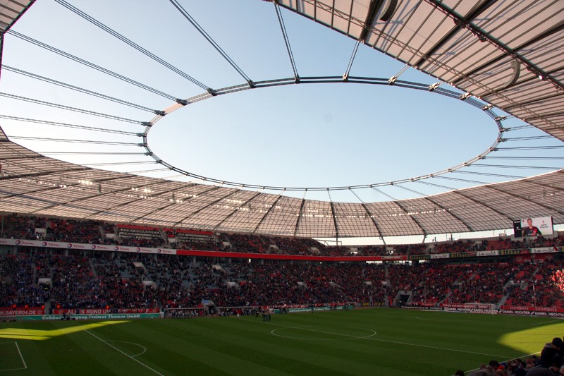 Die BayArena
