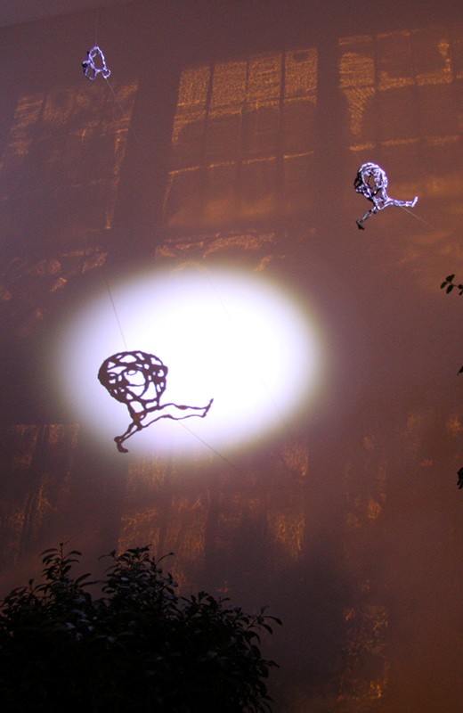 Schattenspiele an der Wand
