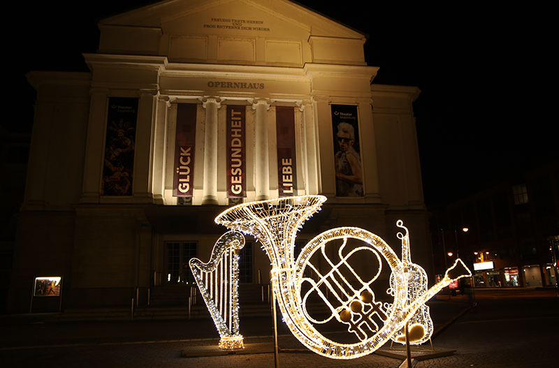 Musikinstrumente an der Magdeburger Oper
