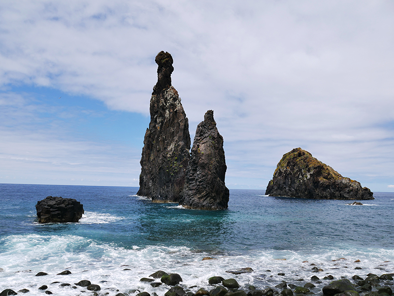 Felsformation bei Ribeira da Janela
