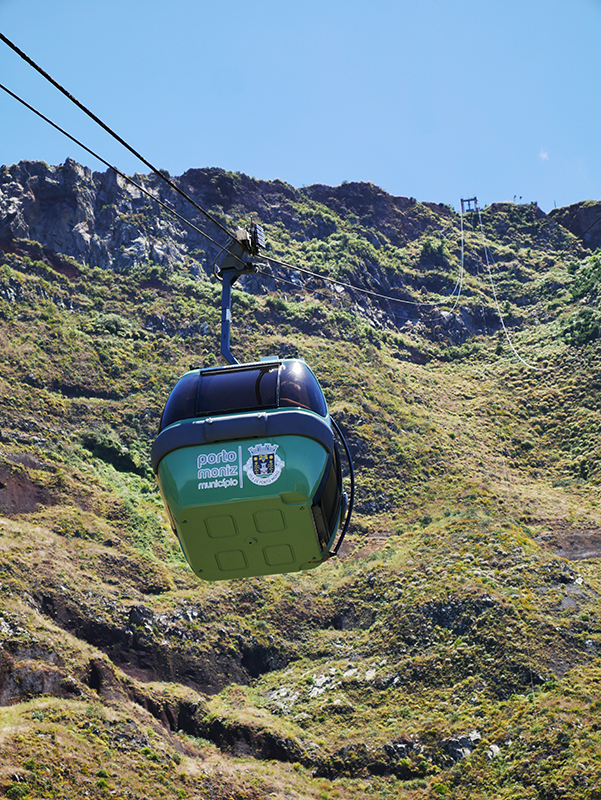 Seilbahn von Achadas da Cruz nach Calhau das Achadas 
