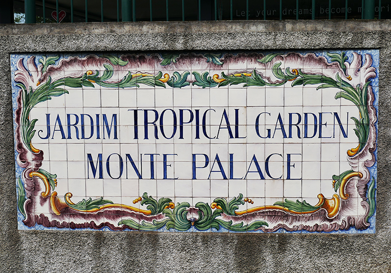 Am tropischen Garten "Jardim Tropical Monte Palace"
