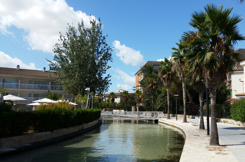 Park am Strand von Alcudia
