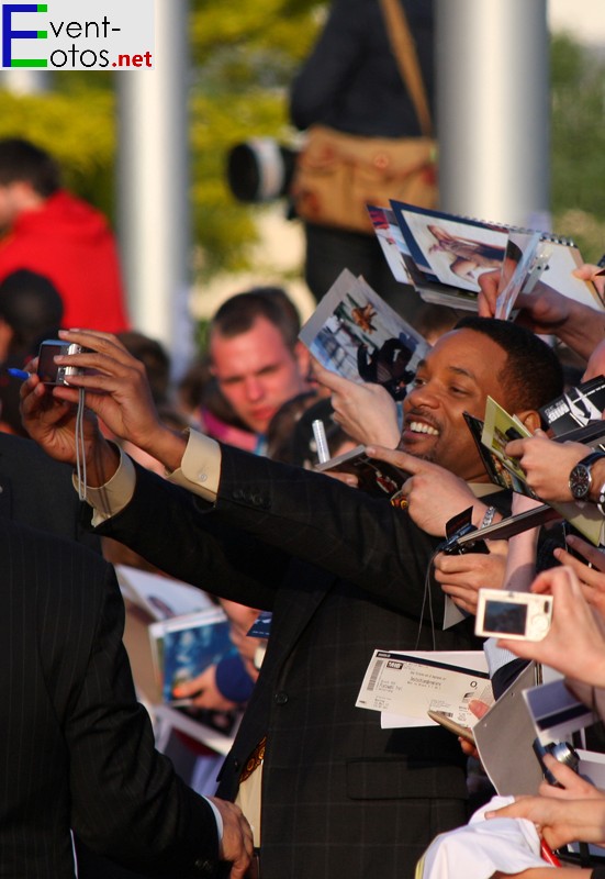 Bad in der Menge - Will Smith unter den Fans 
