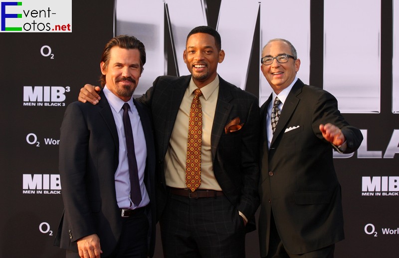 Josh Brolin, Will Smith und Barry Sonnenfeld
