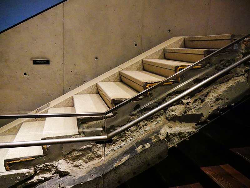 Originaltreppe des World Trade Centers
