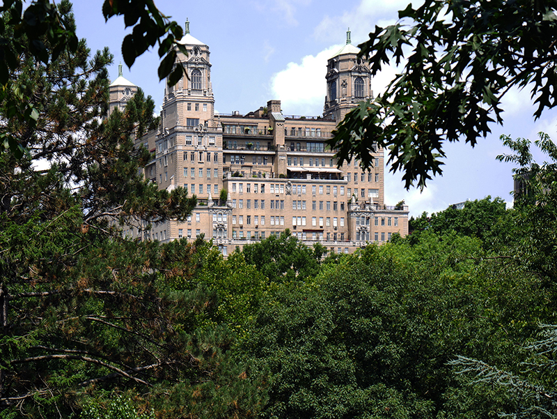 Blick auf Central Park West
