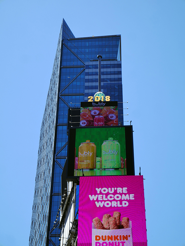 Silvestercountdown am Times Square
