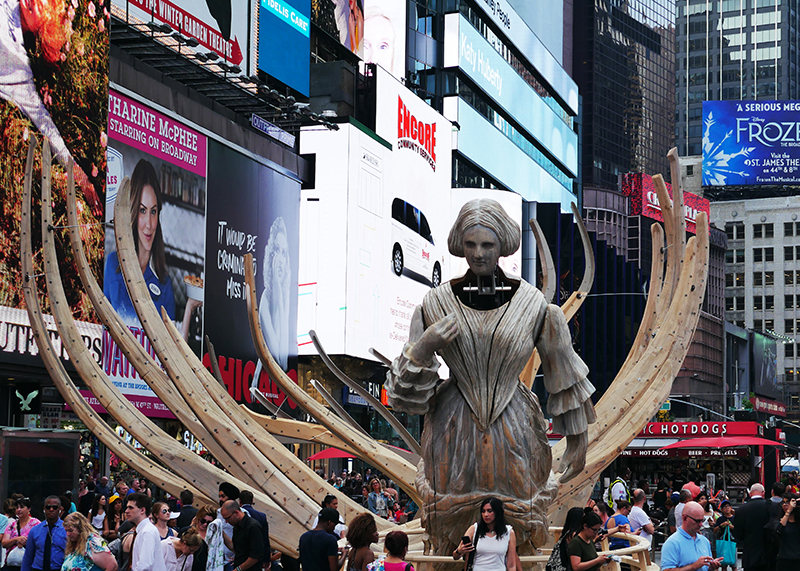 Kunst am Times Square
