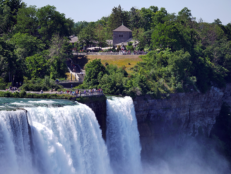 American und Bridal Veil Falls (US) 
