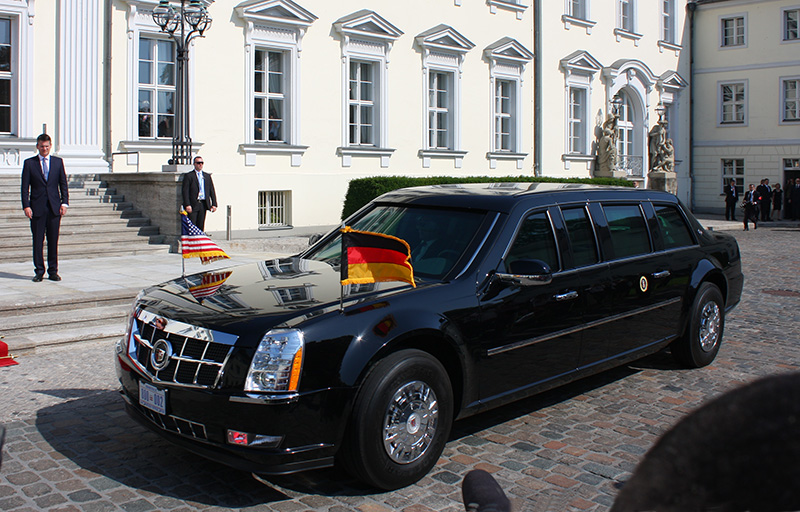 Die Limousine des PrÃ¤sidenten - "the Beast"
