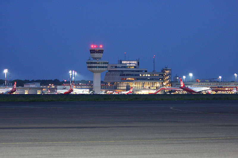 Der Flughafen Berlin-Tegel
