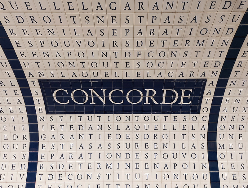 Metro-Station "Concorde"
