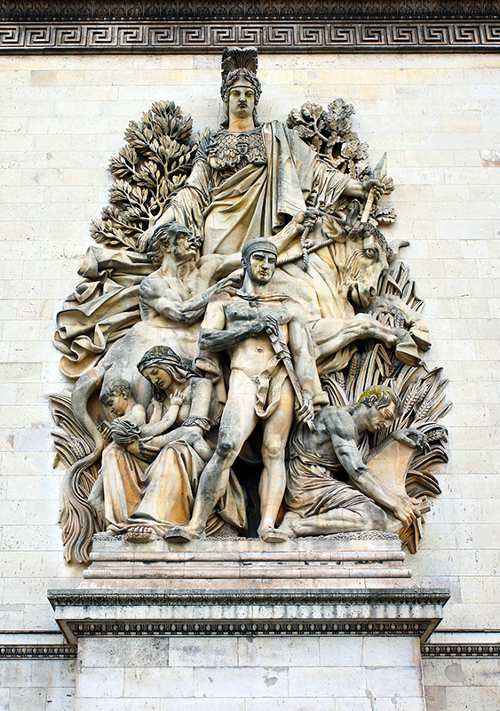 Relief auf dem Triumphbogen
