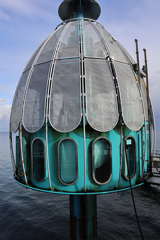 Tauchglocke an der Seebrücke Sellin 
