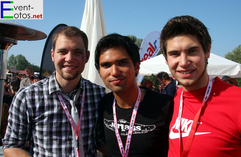3 Mitglieder der Band "the Jetlags"
