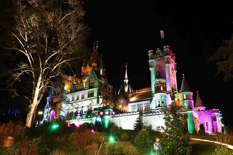 Schlossleuchten Schloss Drachenburg
